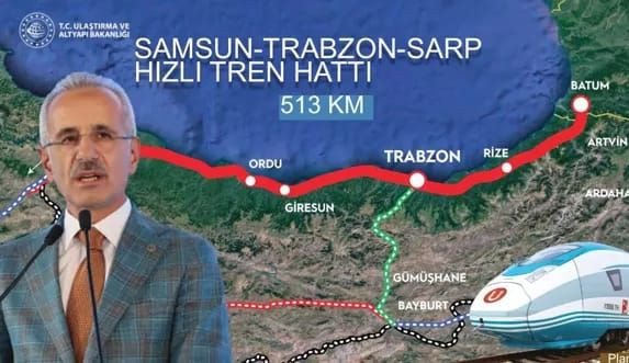 Hedef 2053! Samsun-Sarp'a hızlı tren Kars'a kadar otoban!