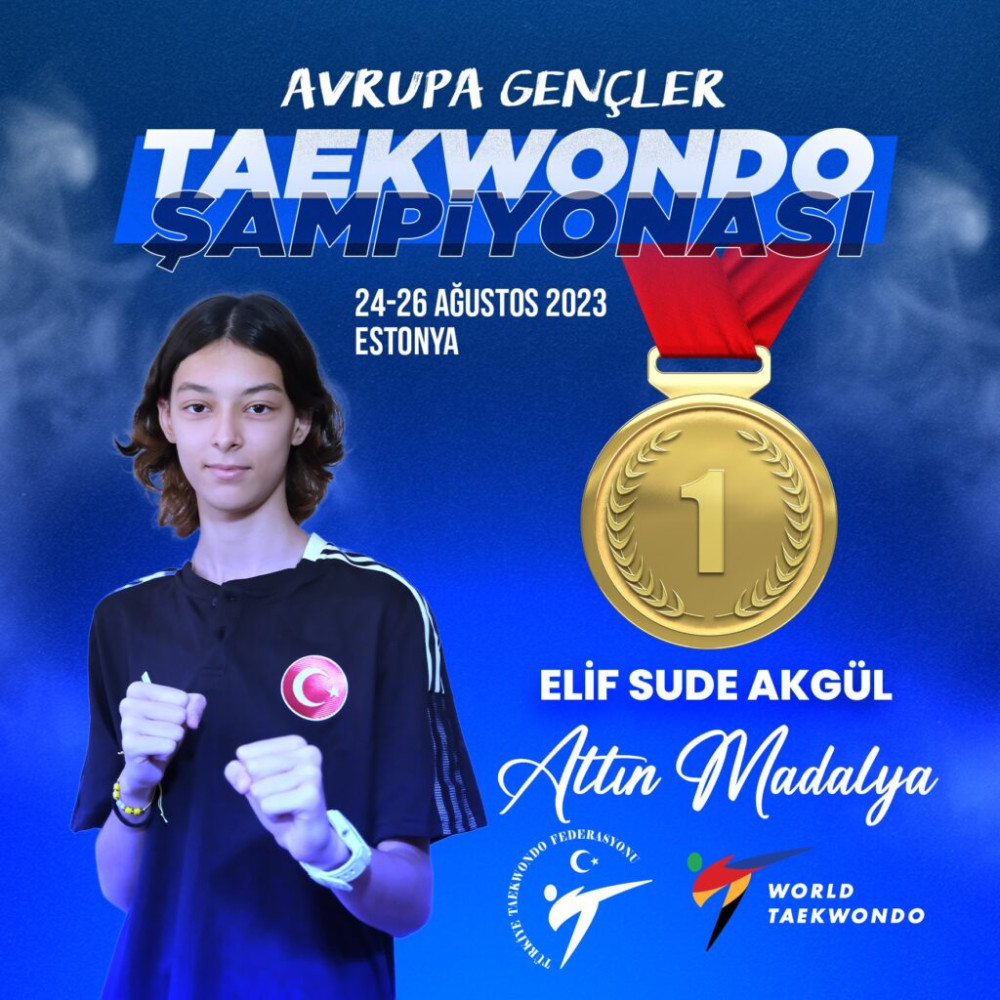 Ordulu Taekwondocu Avrupa Şampiyonu!